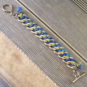 Braided Juicy Couture Charm Bracelet